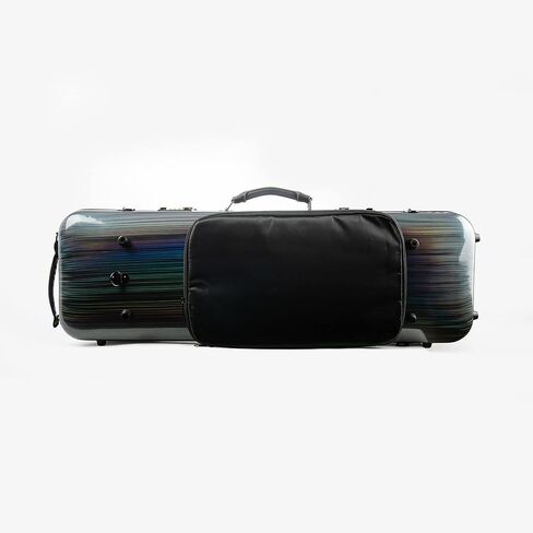 Christina VB90-44 Violin Case 4/4 Carbon Fiber Black Violin Bags with Back Strap Handle Hygrometer in Kuwait