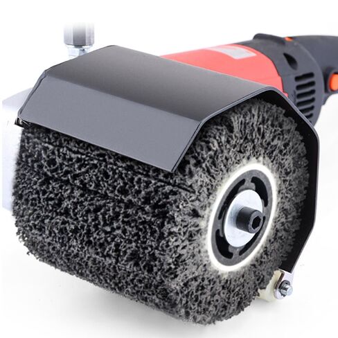 4Pcs Stripping Drum, 40 Grit Abrasive Drawing Wheel, 4.5" x 4" Surface Conditioning Tool Burnishing Wheel for for Metal Rust Paint and Coating Removal, Clean Descale, Welds Oxidation Removal in Kuwait