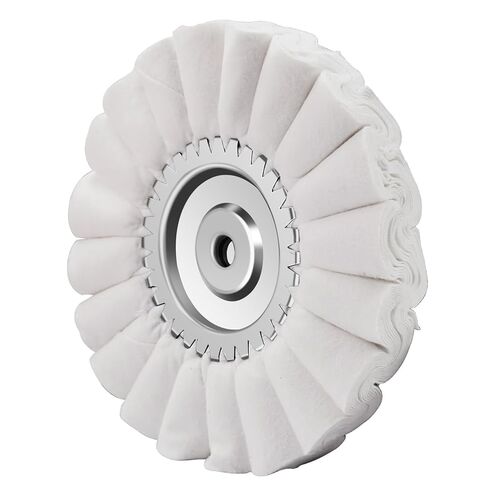 عجلة تلميع مجرى الهواء الدقيقة على شكل حرف S مقاس 10 بوصات مع محور خالٍ من الشفة مقاس 5/8 بوصة، وعجلات تلميع لمطحنة الزوايا، وعجلات تلميع لإنهاء المرآة على إطارات عجلات الشاحنات المصنوعة من الفولاذ المقاوم للصدأ المصنوعة من الألومنيوم in Kuwait