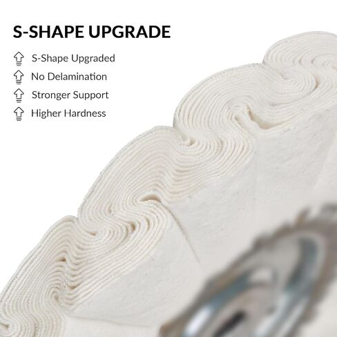 عجلة تلميع مجرى الهواء الدقيقة على شكل حرف S مقاس 10 بوصات مع محور خالٍ من الشفة مقاس 5/8 بوصة، وعجلات تلميع لمطحنة الزوايا، وعجلات تلميع لإنهاء المرآة على إطارات عجلات الشاحنات المصنوعة من الفولاذ المقاوم للصدأ المصنوعة من الألومنيوم in Kuwait