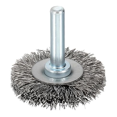 Wire Wheels for Drill, 5pcs 1.5in Crimped Wire Brush for Drill with 1/4in Shank, [for Light Rust Deburring Paint Removal] - 0.012in Carbon Steel Wire in Saudi Arabia