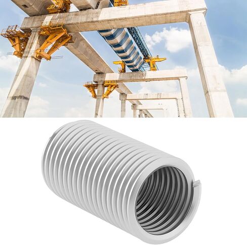 20 قطعة M9x1.25 ثلاثية الأبعاد الموضوع 304 الفولاذ المقاوم للصدأ اضافية طويلة Helicoil إدراج الموضوع إصلاح تمديد كم in Kuwait