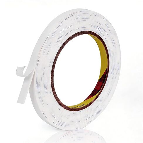 Double Sided Foam Tape,0.39 in x 16.5ft, Mounting Tape Heavy Duty, Removeable PE Foam Tape Strips, Strong Adhesive Tape for Paint Wall Picture Hanging Poster in Kuwait