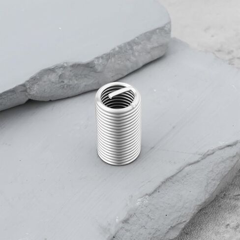 20 قطعة M9x1.25 ثلاثية الأبعاد الموضوع 304 الفولاذ المقاوم للصدأ اضافية طويلة Helicoil إدراج الموضوع إصلاح تمديد كم in Kuwait