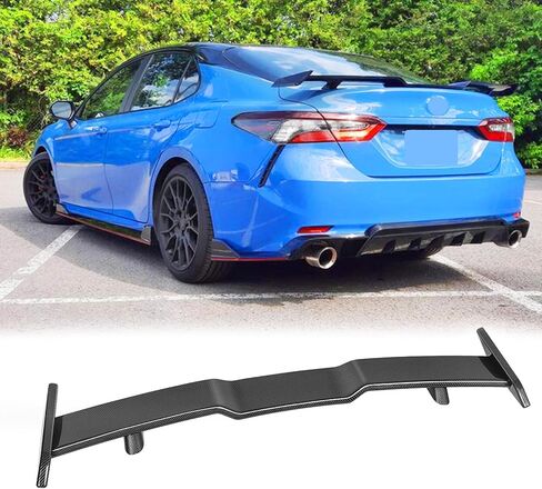 57inch Rear Spoiler Compatible with 2018-2023 Toyota Camry,Honda Accord Glossy Black Universal Trunk Spoiler Wing for Sedan PP in Kuwait