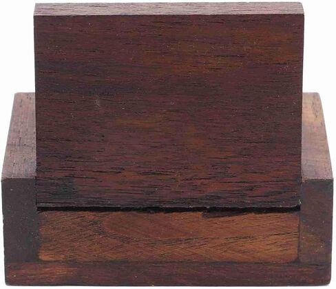 Wood Toothpick Holders, Mini Vintage Wooden Box Empty, Portable Decorative Box with Lid, 3.5×2.2 Inch for Coffee Table, Home, Hotel in Saudi Arabia