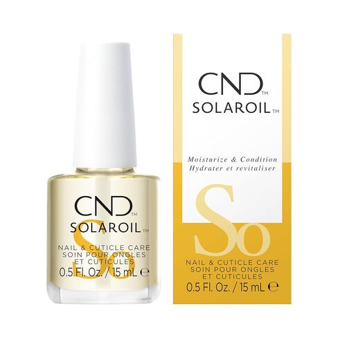 CND SolarOil Cuticle Oil, Natural Blend Of Jojoba, Vitamin E, Rice Bran and Sweet Almond Oils, Moisturizes and Conditions Skin in Kuwait