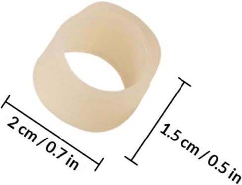 minkissy Silicone Guzheng Nail Protectors Adjustable Medium Size 8pcs Right Hand Skin Color Extra 4 Nail Covers for Guzheng Playing and Practice in Kuwait