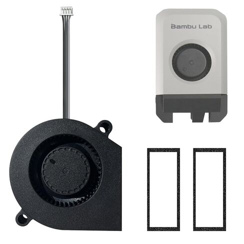 for Bambu lab P1P/P1S hotend Front Cover Fan DC24V 9500rpm Ultra-high-Speed Cooling Duct Fan, 5015 Dual Ball Bearing Blower for Bamboo lab P1 Series 3D Printer Accessories in Saudi Arabia