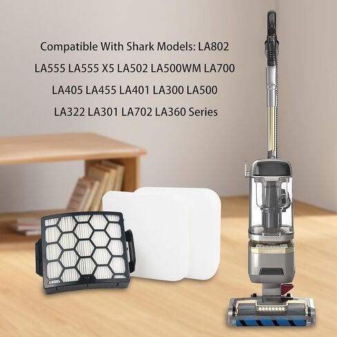 Replacement Filter for Shark LA802 Detect Pro Lift-Away ADV Bagless Upright Vacuum (2 HEPA Filter 4 Foam Filter 4 Felt Filter) in Saudi Arabia