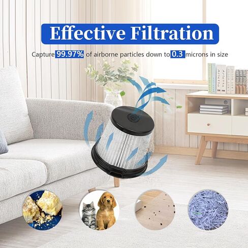 قطع غيار مرشحات IW3511 IW1111 متوافقة مع مكنسة كهربائية Shark IW3511 Detect Pro اللاسلكية ونظام IW1111 Detect Pro للتفريغ التلقائي، مجموعات مرفقة محمولة قابلة للغسل in Kuwait