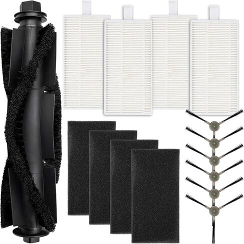 Replacement Parts Compatible with Lefant M2, M2 Plus, M2S Pro – Robot Vacuum Accessories with Main Roller, Side Brushes, HEPA Filter, Complete Maintenance Kit in Kuwait