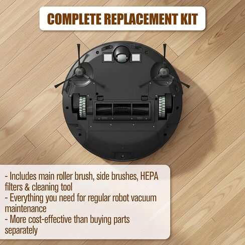 Replacement Parts Compatible with Lefant M2, M2 Plus, M2S Pro – Robot Vacuum Accessories with Main Roller, Side Brushes, HEPA Filter, Complete Maintenance Kit in Kuwait