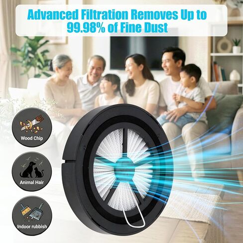 Vacuum Filter Replacement for Proscenic P11 P10 P10 Pro HEPA Filter Filters Handheld Cordless Stick Vacuum Cleaner Component, Rechargeable Spare Parts Accessories in Kuwait