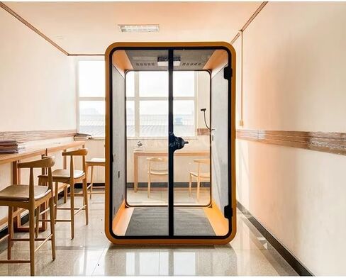 Soundproof Office Pod Booth, Quiet Meeting Pod Portable Modular Privacy Booth for Phone Calling Telephone Booth for Drums and Vocal Recording in Saudi Arabia