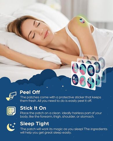 Sleep Patches, 30 Pack Upgraded Deep Sleep Patches for Adults, All Natural Deep Patch, for Men and Women, Highly Breathable and Suitable for Hot Weather，Easy to Use That Last All Night in Kuwait