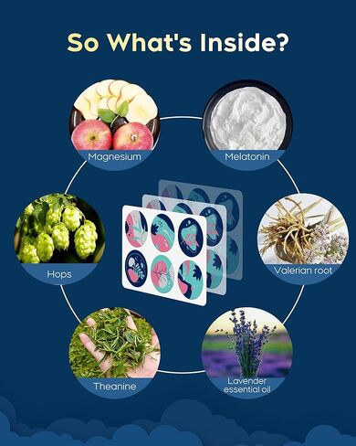 Sleep Patches, 30 Pack Upgraded Deep Sleep Patches for Adults, All Natural Deep Patch, for Men and Women, Highly Breathable and Suitable for Hot Weather，Easy to Use That Last All Night in Kuwait