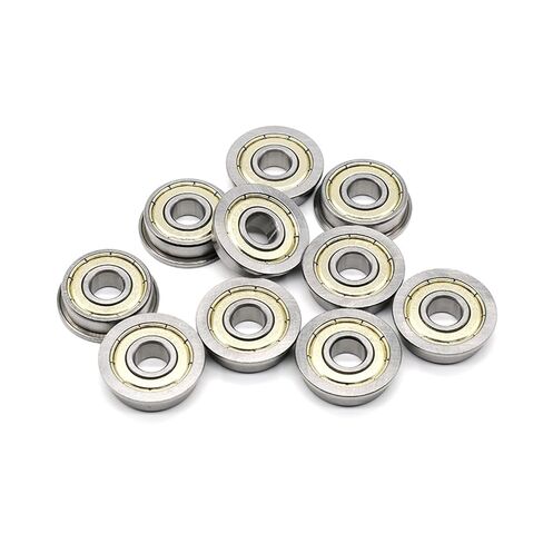 10pcs ABEC-7 F608ZZ 8x22x7mm Flange Miniature Deep Groove Ball Bearings in Saudi Arabia