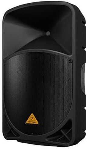Behringer 2 Pack EUROLIVE B115D Active 1000 Watt 2-Way 15 "PA نظام مكبرات الصوت - حزمة مع 2 كابل ميكروفون XLR مقاس 25 بوصة، زوج حامل مكبر صوت على شكل حامل ثلاثي القوائم in Saudi Arabia