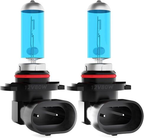 Headlight Bulbs Fit For Toyota RAV4 2016-2018, 9012 High Low Dual Beam Combo, Super Bright 5500K White Light High Performance Halogen Light Bulbs, 2PCS in Kuwait