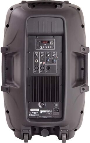 Gemini as Series AS-15BLU-PK Bluetooth Portable Party Speakers Bundle, 15" 2000W Active PA Loudspeaker, Heavy Duty Speaker Stand, Remote, Microphone in Kuwait