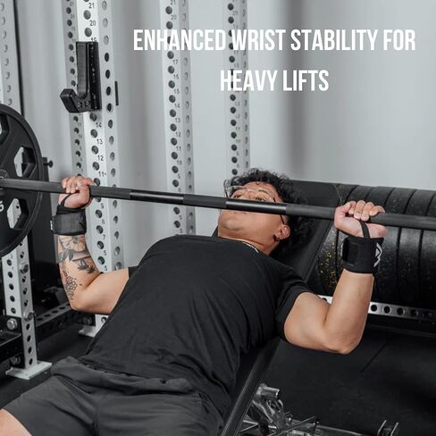 REP Wrist Wraps Weightlifting Support | Adjustable Strap | Gym Gymnastics Accessories | Men Women Fitness Training Powerlifting Gear | Strength Workout | Lifting Gloves | Bench Press Bands, Black in Saudi Arabia