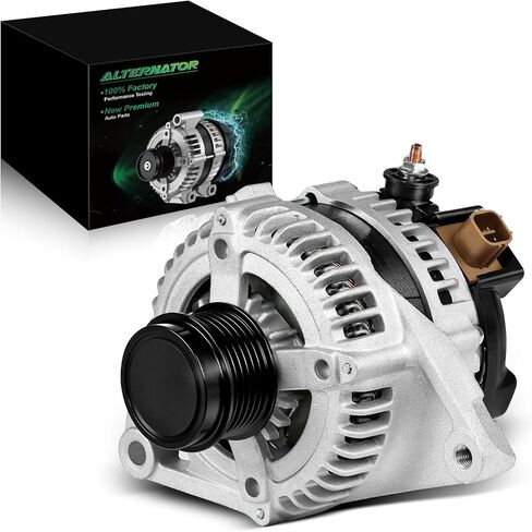 New Alternator for:-Toyota Camry (hybrid le/se/xle l se sport) 2012-2014 for:-RAV4 (base limited sport) 2009-2012 for:-Scion TC base 2011-2016 L4 2.5L 12V 100A 6Gooves OE# 27060-36010 in Kuwait