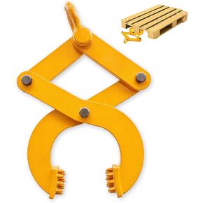 مشبك سحب البليت، 2T/4409 LBS، ساحبة البليت شديدة التحمل لسحب المنصات أو الأخشاب أو الأشياء الثقيلة فتحة الفك 8 بوصة (برتقالي، 4409LBS) in Kuwait