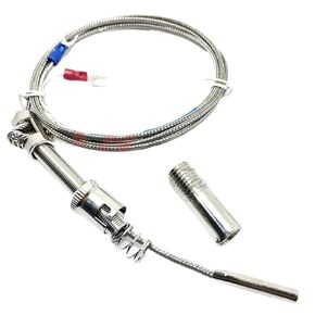 Industrial Bayonet Compression Spring K Type Metal Screening Cable Adjustable Pressure Spring Head Bayonet Thermocouple(Length 10m) in Kuwait