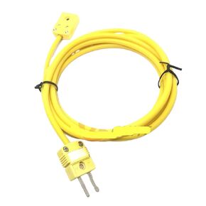 K Type Silicone Rubber Thermocouple Extension Wire Temperature Measuring Line with Plug Socket(3m) in Kuwait