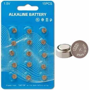 LR41 زر بطاريات AG3 L736F L736C L736 392 192 1.5V بطاريات القلوية لبطارية ساعة الحرارة 15 حزمة in Kuwait