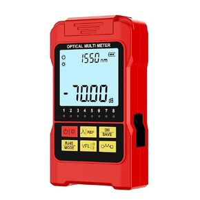Optical Fiber Power Meter, with 2mW Visual Fault Locator, FC/SC/ST Interface, Portable OPM-VFL Fiber Optic Cable Tester, Supporting RJ45 Testing, Non-Rechargeable Needing Battery in Kuwait