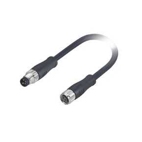 M8 Waterproof Connector 5pin B-Code Male + Female precast Aviation 1 Meter in Kuwait