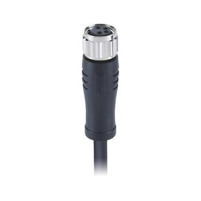M8 Connector 4pin A-Code Female Straight Molded with Cable Aviation IP69K in Kuwait