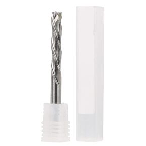 ماكينة تقطيع وطحن من الفولاذ التنجستن 3 مزامير للألمنيوم، 6 × 6 × 32 × 70 ملم، أدوات قطع النجارة والأداء، فضي in Kuwait