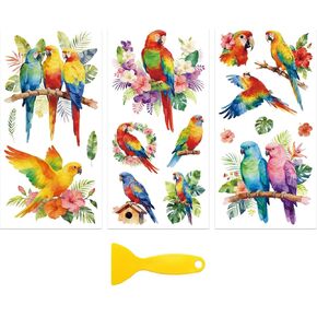 Rub on Transfer Decal Sticker for Furniture Craft Decor 6"x12" Forest Animals Photo Frames, 3Pcs Waterproof UV DTF Transfer for Drawer Dresser Glass Porcelain Wood Plastic in Kuwait