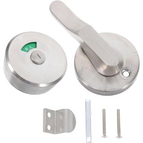 Stainless Steel Bathroom Partition Lock with Privacy Indicator Vacant Occupied Door Lock for Public Restroom Stall Privacy in Kuwait
