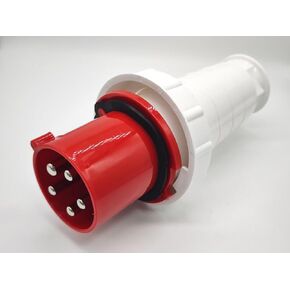 Industrial Connector Plug 5P 63A 380V-415V 3P+E+N 6h IP67 in Kuwait