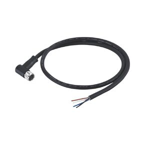 M8 A-Type 4Pin Female Elbow molding pre-cast Cable Tail Scattered Wire Waterproof Grade IP69 in Kuwait