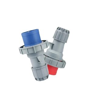 Industrial Plug and Socket Waterproof Connector 3PIN 4PIN 5PIN 16A/32A Electrical Connection Wall Mount(10 PCS IP44-4P) in Kuwait