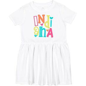 inktastic Indiana Toddler Dress in Kuwait