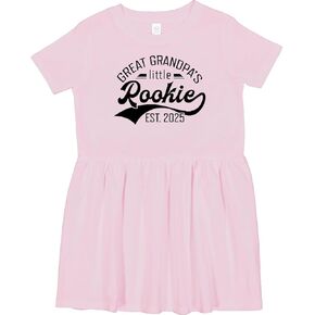 مؤسسة Inktastic Great Grandpa's Little Rookie Est. 2025 فستان طفل صغير in Kuwait