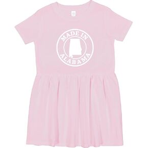 إنكتاستيك صنع في ألاباما - فستان أبيض للأطفال الصغار in Kuwait