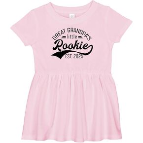 مؤسسة Inktastic Great Grandpa's Little Rookie Est. 2025 فستان الرضع in Kuwait