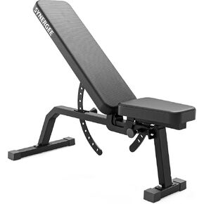 Synergee Adjustable Incline Workout Bench. Weight Bench for Dumbbell & Barbell Press Exercises & Workouts. Great for Commercial, Garage and Home Gym. in Saudi Arabia