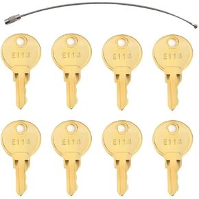 8PCS E114 Paper Towel Dispenser Replacement Keys – Compatible with Toilet Paper, Toilet Tissue and Soap Dispensers in Kuwait