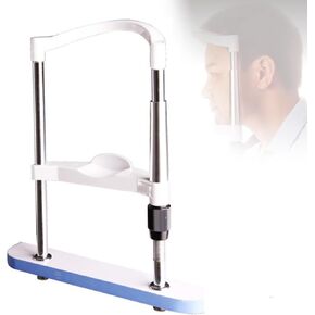 دعامة رفع الذقن للبصريات، دعامات الجبهة لتدريب الرؤية مع مقبض تعديل الرفع والخفض، ودعم مقياس الانكسار التلقائي، وتدريب الرؤية، والأدوات البصرية in Kuwait