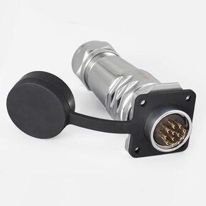 SF20-12 Pin Waterproof Plug+Socket 4-Hole Flange Aviation Circular Quick Push-Pull Industrial Metal in Saudi Arabia