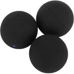 Zunate 3Pcs Squash Ball Combo Set, Includes Single Blue Dot, Single Yellow Dot, and Double Yellow Balls for Training and Practice in Kuwait