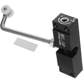 2pcs Adjustable Double Spring Door Closer Heavy Duty Aluminum Alloy Self-Closing Hardware for Hinged Doors Commercial and Residential Use in Kuwait